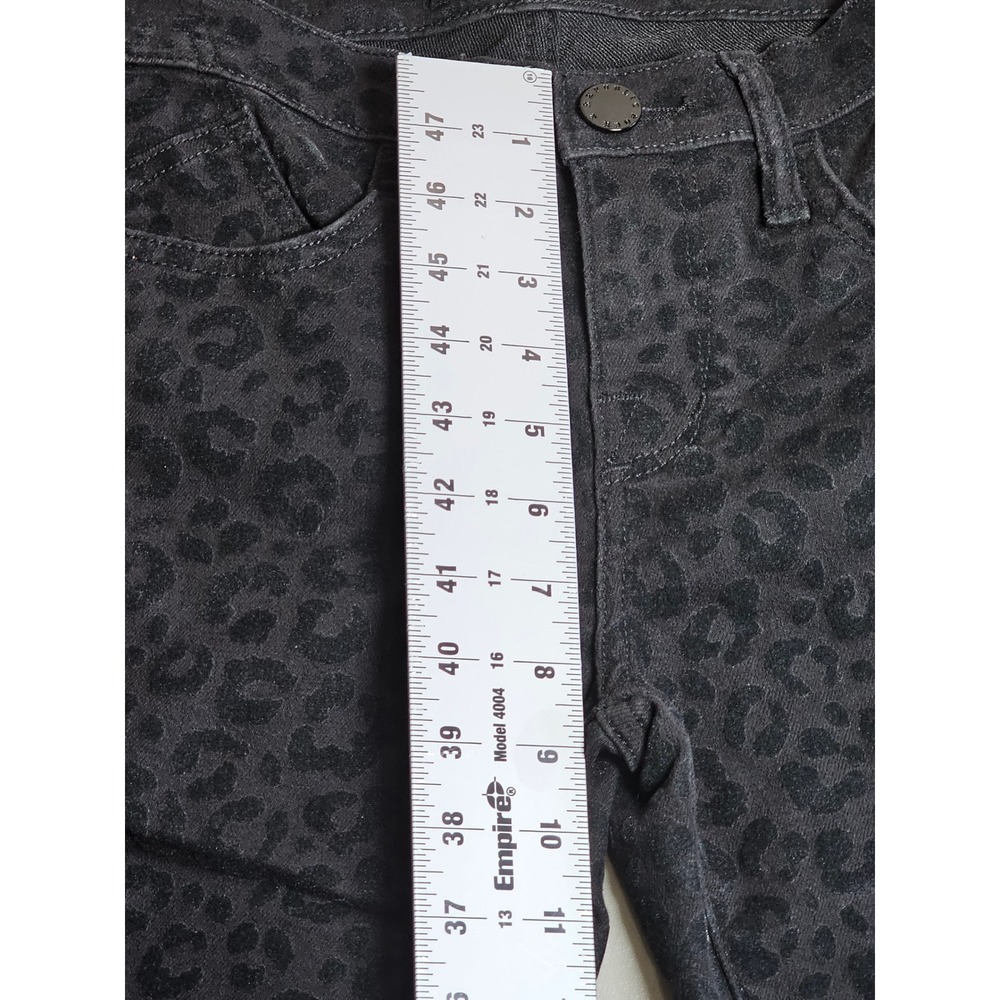 Rock & Republic Kashmiere Leopard Print Skinny‎ Jeans Grey Black Size 2M R010286 - Picture 9 of 14